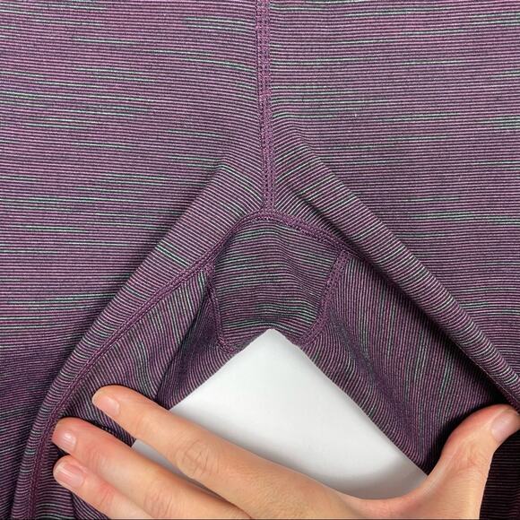 Zella | Purple Cosmic Space Dye Cropped Leggings - Picture 7 of 11